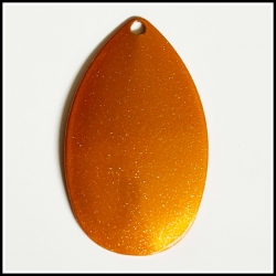 Illini Blade: Powder Paint Candy Orange .025 inch Thick